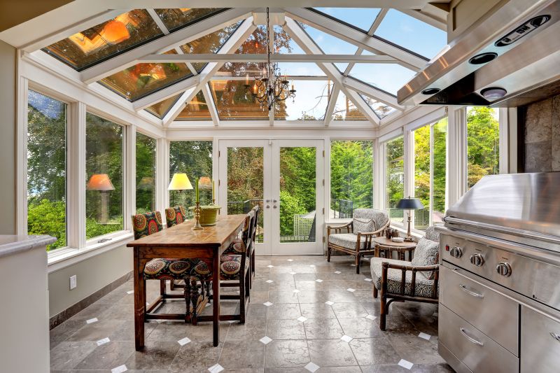 Completed Sunroom in Spring